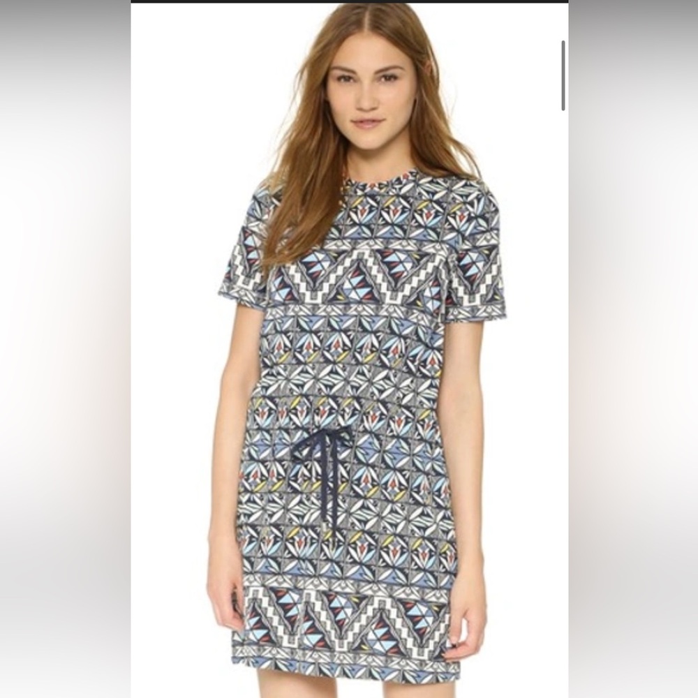 EUC Tory Burch tie-waist printed dress, M